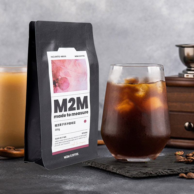 250g,500g,1 kg Coffee Packaging Bag With Sticker Label