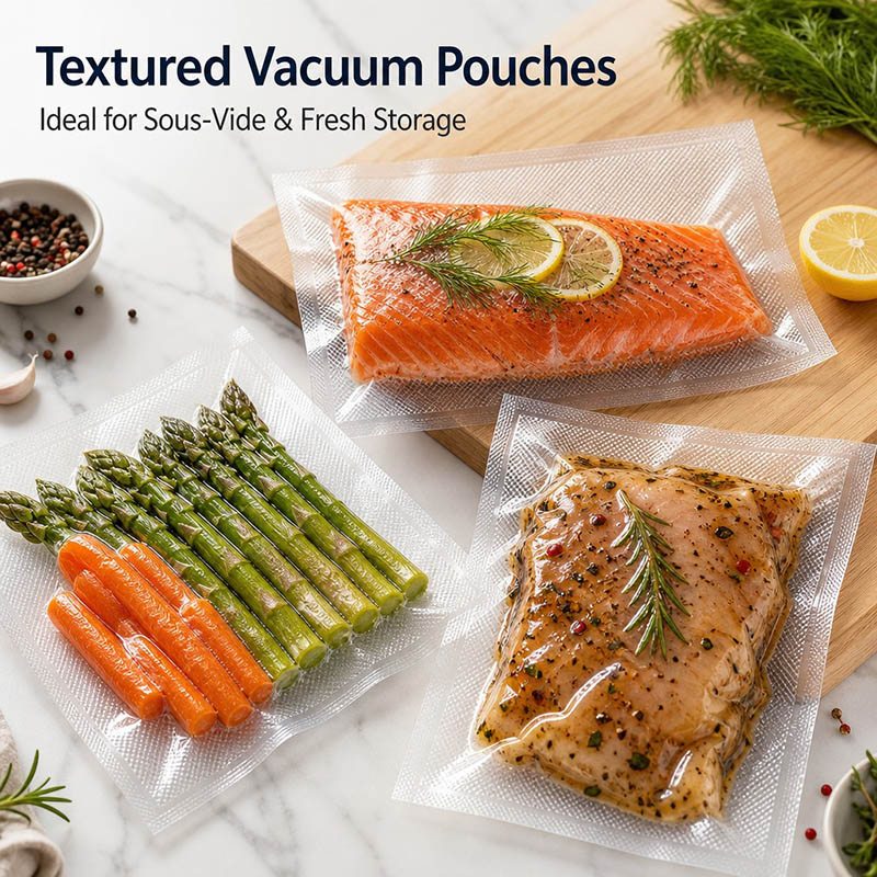 Food Vacuum Bags for Meat and Seafood Food Vacuum Bags for Meat and Seafood