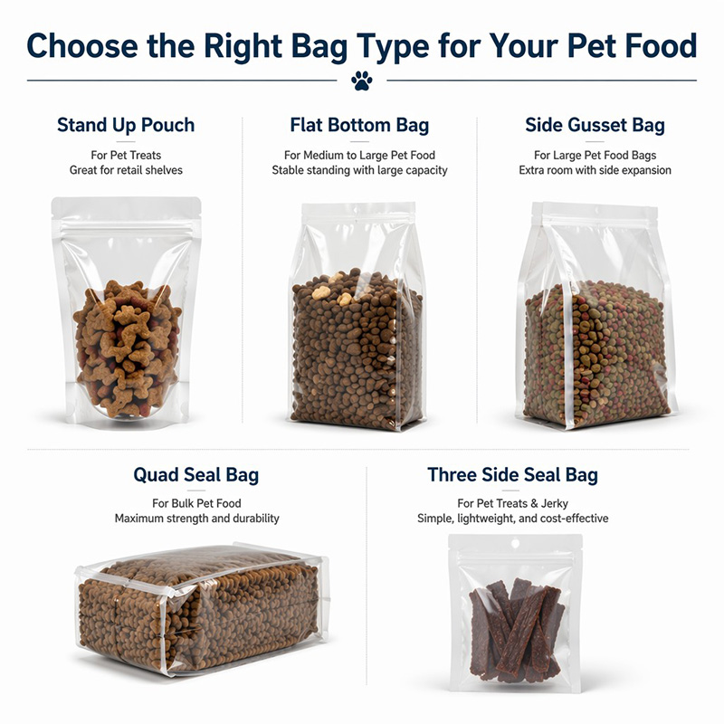 Composite Film Dry Pet Food Packaging Bags Composite Film Dry Pet Food Packaging Bags