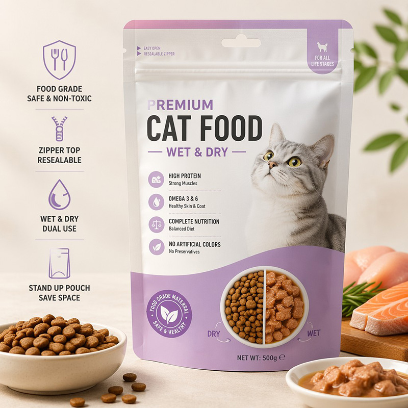 Composite Film Dry Pet Food Packaging Bags Composite Film Dry Pet Food Packaging Bags