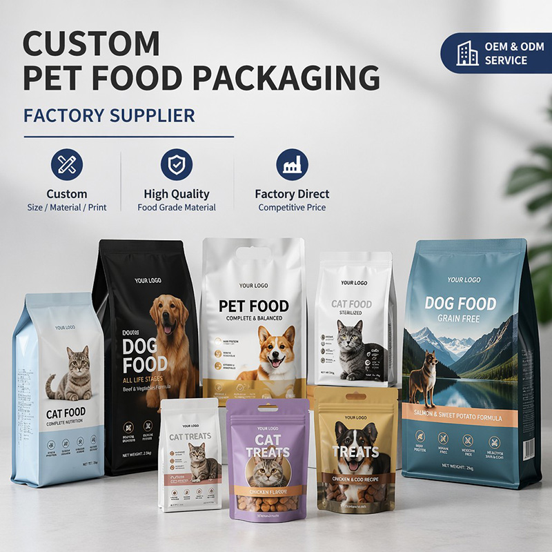 Composite Film Dry Pet Food Packaging Bags Composite Film Dry Pet Food Packaging Bags