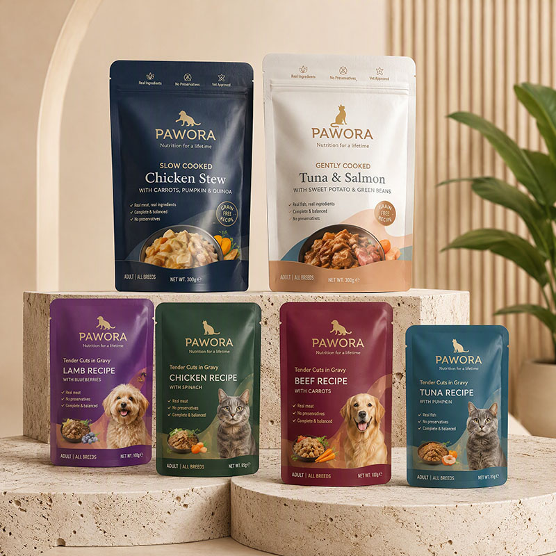 Retort Pouches for Pet Wet Food